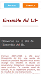 Mobile Screenshot of ensemble-ad-lib.org